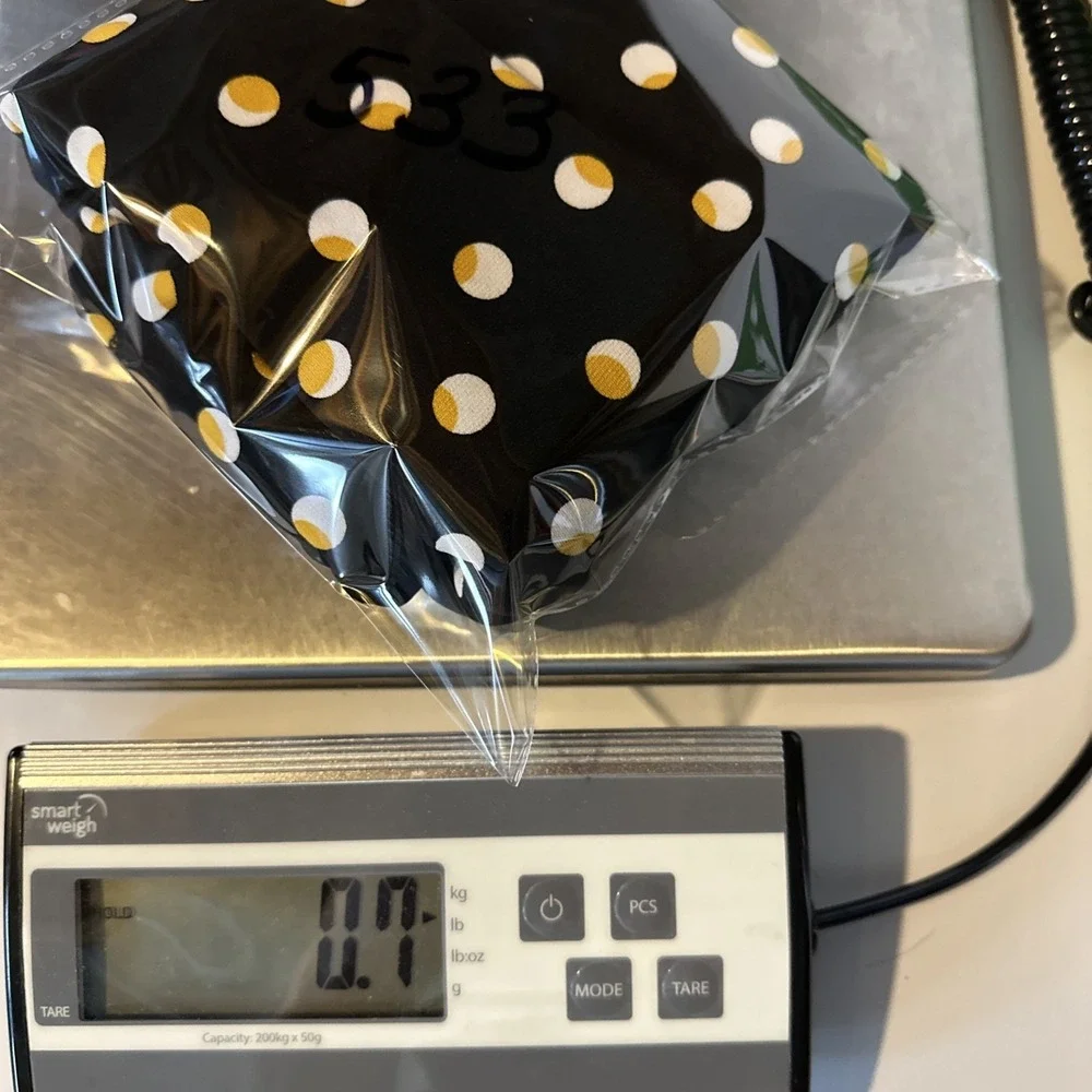 Carmen Marc Valvo 1X Polka Dot Blouse Bell Sleeve Top Black Gold Plus Size Work - Picture 10 of 11